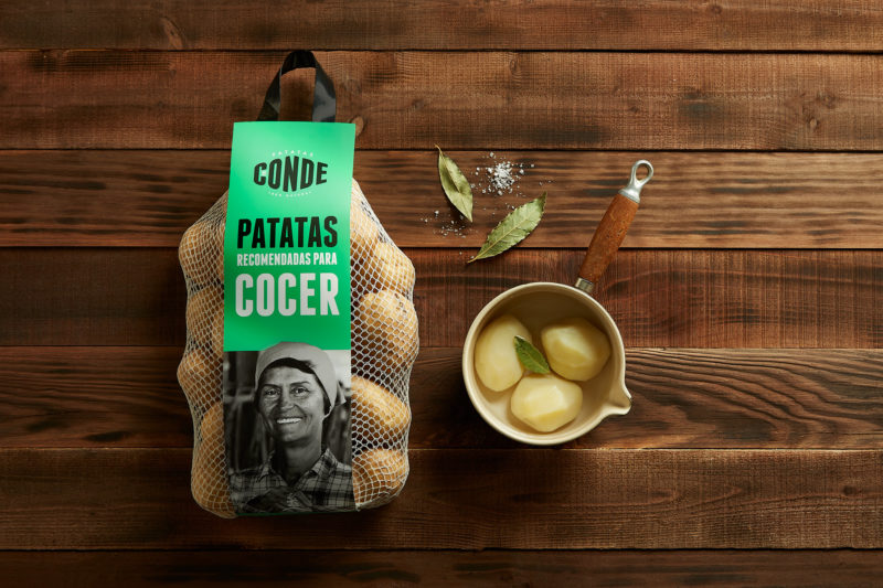 Comprar patacas para cocer. Patatas Conde